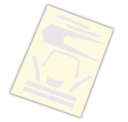 Calcomanías de alta visibilidad, blancas, TRX7984