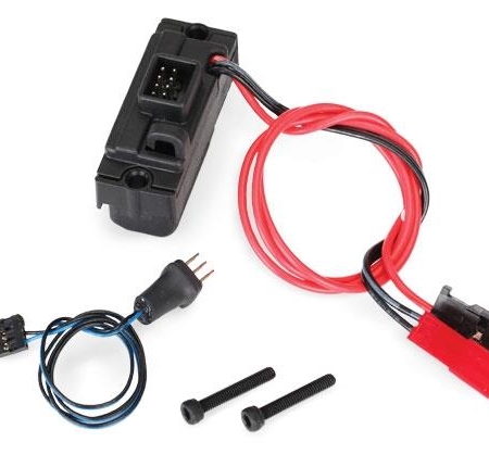 Luces LED, fuente de alimentación (regulada, 3 V, 0,5 amperios), TRX-4/3, TRX8028