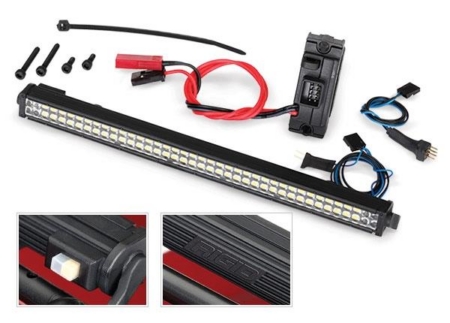 Kit de barra de luces LED (rígida)/fuente de alimentación, TRX-4, TRX8029
