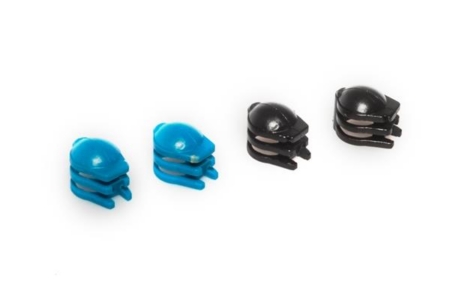 Base de protección del motor (4 piezas, 2 azules, 2 negras) - LRP H4 Gra, 222708