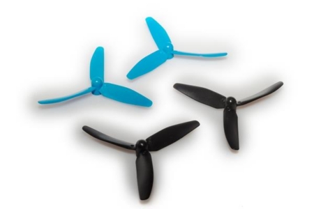 Rotores de repuesto (4 piezas, 2 negros, 2 azules) - LRP H4 Gravit M, 222740