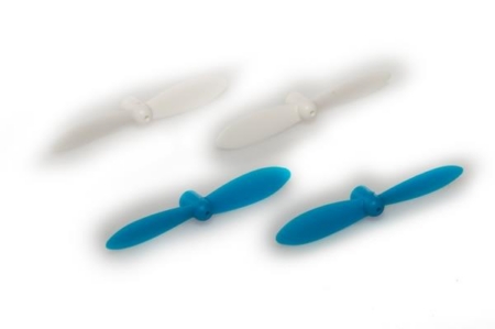 Rotores de repuesto (4 uds., 2 azules, 2 blancos) - LRP H4 Gravit Na, 222752