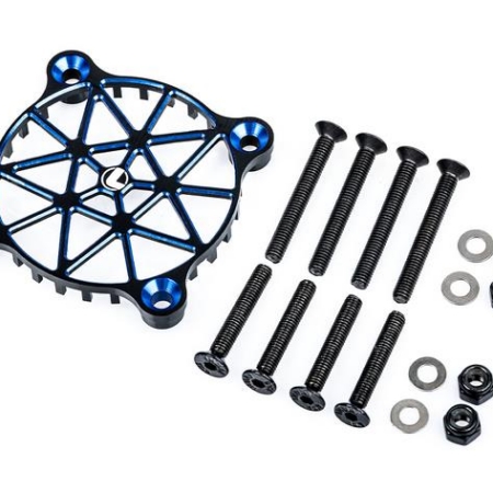 Malla de seguridad de aluminio LRP WorksTeam V2 para ventilador de 40 mm - azul