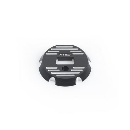 Placa final de aluminio X22 - negra, 520500