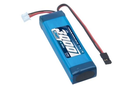 Paquete de batería LiPo 3000 TX de LRP, Sanwa M12/MT-4/Exzes-X/SD-10G TX de 7,4 V, 430355