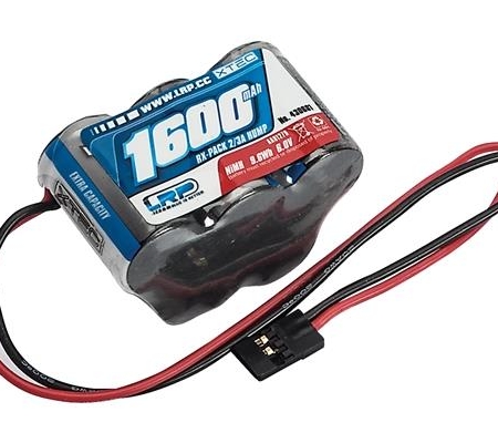 Batería LRP XTEC RX-pack Hump 2/3A NiMH - JR - 6,0 V - 1600 mAh, 430601