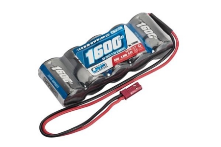 Batería LRP XTEC RX-pack recta de 2/3 A NiMH - BEC - 6,0 V - 1600 mAh, 430602