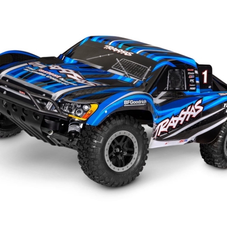 Traxxas Slash: 2WD cepillado HD a escala 1/10 con USB-C - Azul