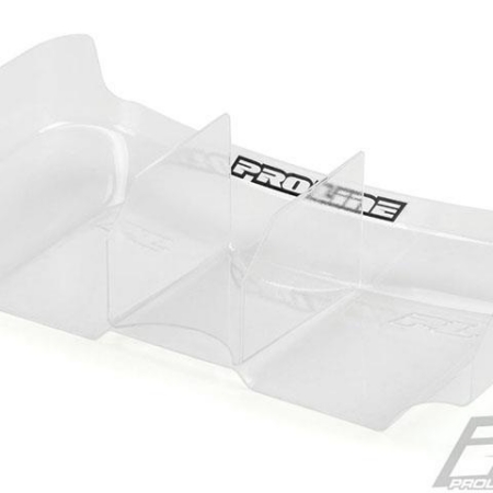 Alerón trasero transparente ligero Air Force 2 6.5 con aleta central (2) para 1:10