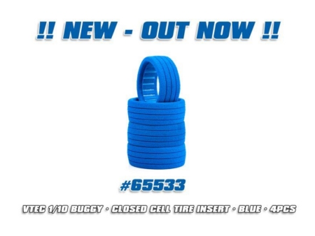 Insertos de neumáticos de celda cerrada LRP VTEC 1/8 Buggy