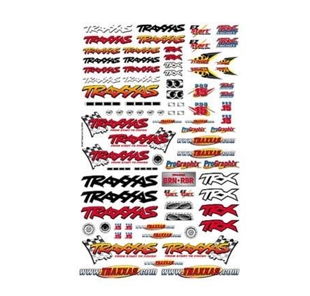 Calcomanías oficiales de Traxxas (6 colores, TRX9950)