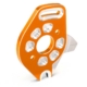 Placa de motor de aluminio naranja