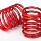 Resorte, amortiguador (rojo) (tasa 3,325, franja naranja) (2), TRX8365