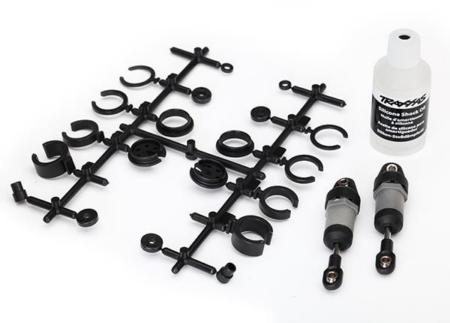 Ultra Shocks (gris) (corto) (incluye espaciador de precarga de resorte, TRX8360