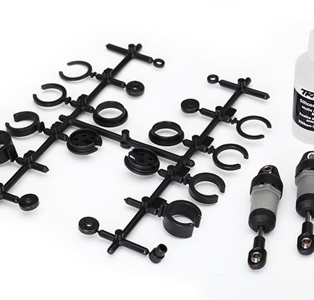 Ultra Shocks (gris) (corto) (incluye espaciador de precarga de resorte, TRX8360