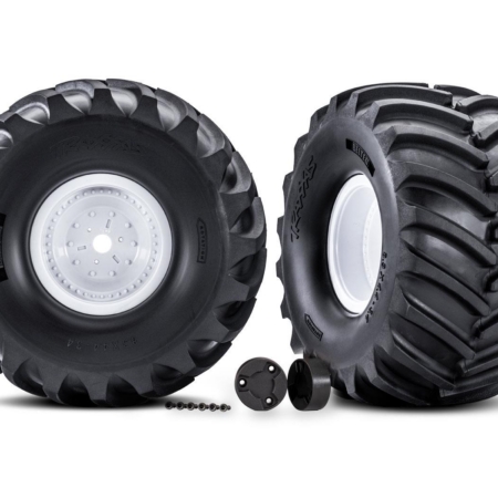 Ruedas X-Monster blancas con neumáticos Terra Groove (2)