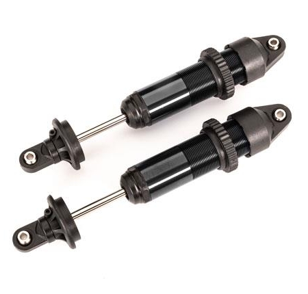 Amortiguadores, GTX, medianos (aluminio, anodizado negro) (completamente ensamblados sin resortes) (2)