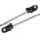Eje de amortiguador, 92 mm (GTX) (acero, acabado cromado) (2) (ensamblado con extremos de varilla y bolas huecas)
