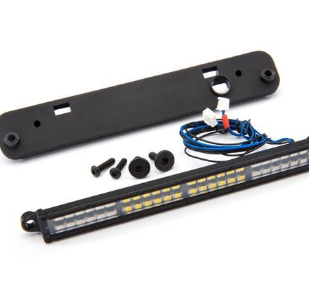 Barra de luces LED trasera, roja (con luz de marcha atrás blanca) (alto voltaje) (24 LED rojos,