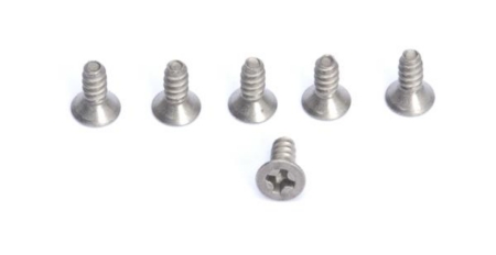 Tornillo avellanado de titanio TP M3x8 mm, 65393