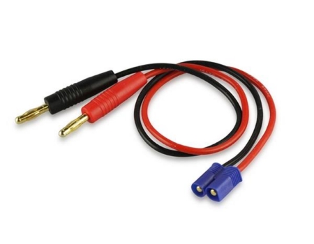 Cable de carga RC amarillo con conector banana de 4 mm a EC3 (macho), YEL6013