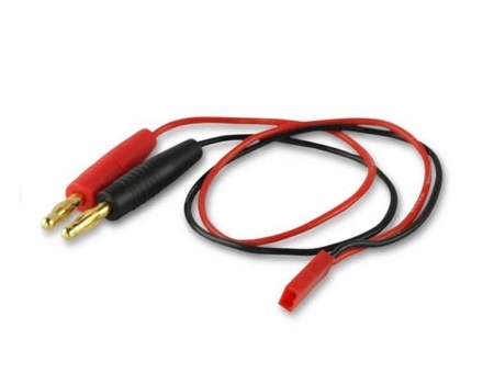 Cable de carga RC amarillo con conector banana de 4 mm a conector JST (hembra), YEL6011