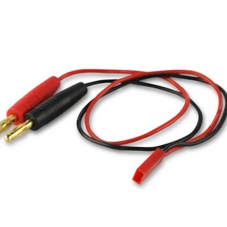 Cable de carga RC amarillo con conector banana de 4 mm a conector JST (hembra), YEL6011