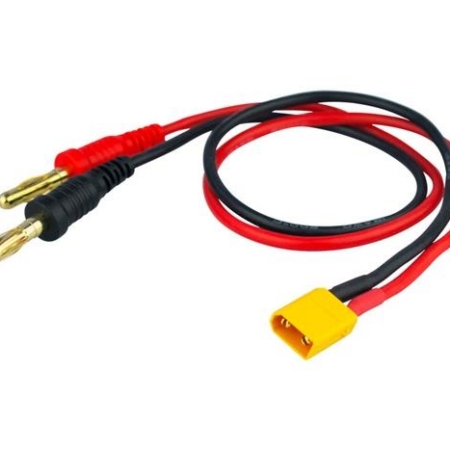 Cable de carga RC amarillo con conector banana de 4 mm a conector XT30 (macho), YEL6008