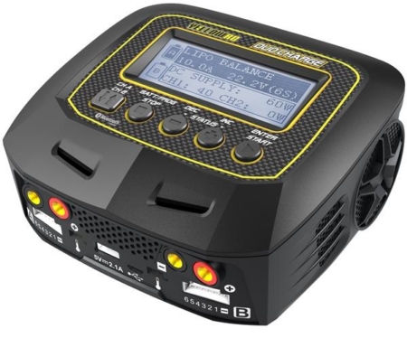 Cargador doble CA/CC SkyRC SK-100131-02 10 A/100 W D100 V2