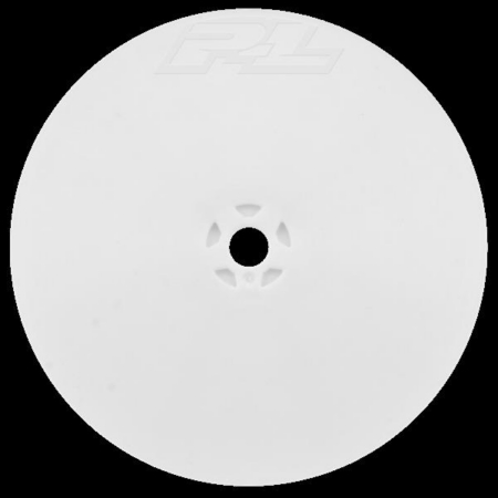 Llantas delanteras blancas Velocity de 2.2" con tracción en las cuatro ruedas (2) para B64 (PRO276804)