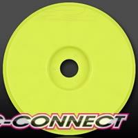 Ruedas delanteras y traseras amarillas Velocity V2 (4) para buggy 1:8 (PRO270202)