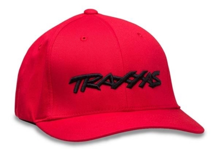 Gorra con el logotipo de Traxxas roja grande/extensible