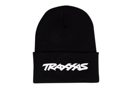 Gorro plegable negro con el logotipo de Traxxas
