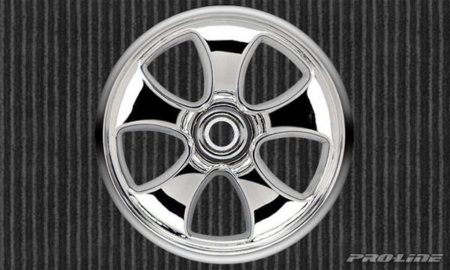 Par de torsión de 2,8" (Serie 30) cromado para Stampede eléctrico trasero y eléctrico, PR2708-01