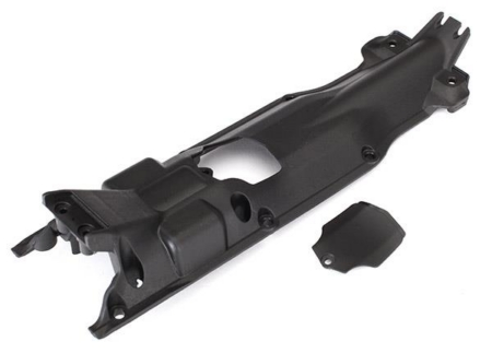 Placa protectora, transmisión, nailon (negro)/cubierta