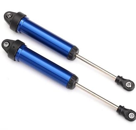 Amortiguadores, GTR, 134 mm, aluminio (anodizado azul) (completamente ensamblados sin resortes) (delanteros)