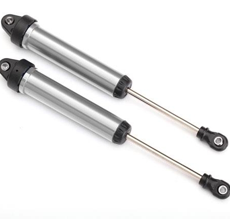 Amortiguadores, GTR, 160 mm, aluminio plateado (completamente ensamblados sin resortes) (traseros, sin tres)