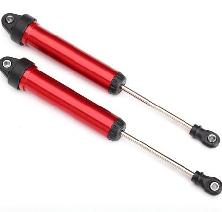 Amortiguadores, GTR, 160 mm, aluminio (anodizado rojo) (completamente ensamblados sin resortes) (trasero,