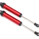 Amortiguadores, GTR, 160 mm, aluminio (anodizado rojo) (completamente ensamblados sin resortes) (trasero,