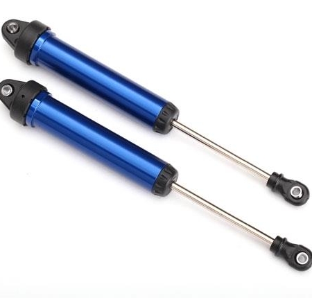 Amortiguadores, GTR, 160 mm, aluminio (anodizado azul) (completamente ensamblados sin resortes) (trasero)