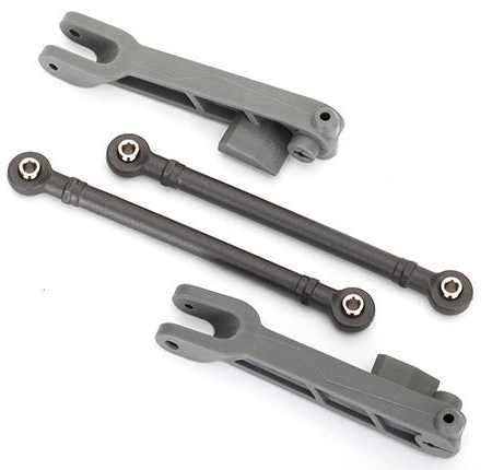 Varillaje, barra estabilizadora, trasera (2) (ensamblada con bolas huecas)/ brazo de barra estabilizadora (izquierdo y derecho)