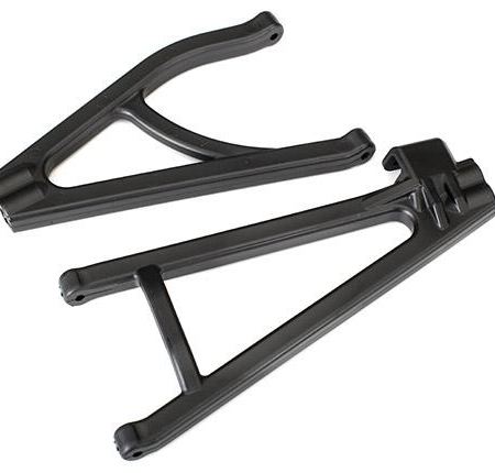 Brazos de suspensión, traseros (derechos), de alta resistencia, distancia entre ejes ajustable (superior (1)/baja)