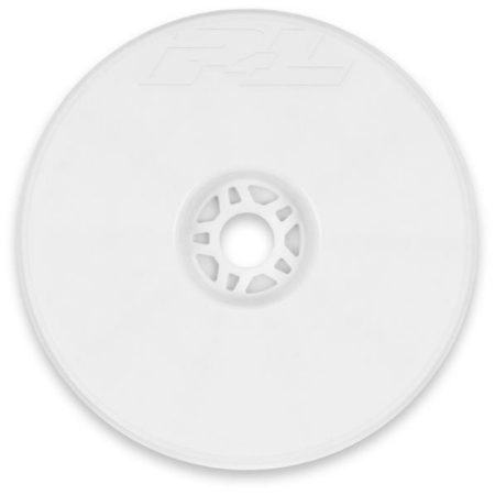 Velocity VTR 4.0" Blanco Zero Offst Whls (4) 1:8 Camión Delantero/Trasero (PRO280004)