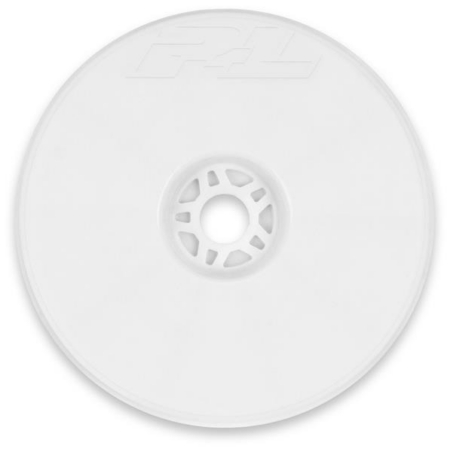 Velocity VTR 4.0" Blanco Zero Offst Whls (4) 1:8 Camión Delantero/Trasero (PRO280004)