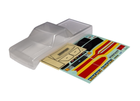 Carrocería, Bigfoot No. 8 (transparente, requiere pintura)/máscaras de ventana/hoja de calcomanías (para montaje sin clip)