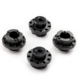 Tapacubos, rueda (negros) (4)