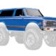 Carrocería, Chevrolet Blazer (1972), completa, azul (pintada) (incluye parrilla, espejos laterales, manijas de las puertas, limpiaparabrisas, parachoques delantero y trasero, montaje sin clip) (requiere guardabarros interiores #8072X)