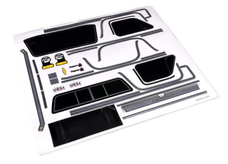 Hoja de calcas, camioneta Chevrolet K10 (1979)