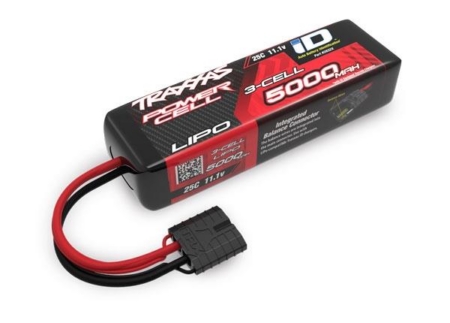 Celda de energía LiPo 5000mAh 11.1V 3S 25C, corta 135mm