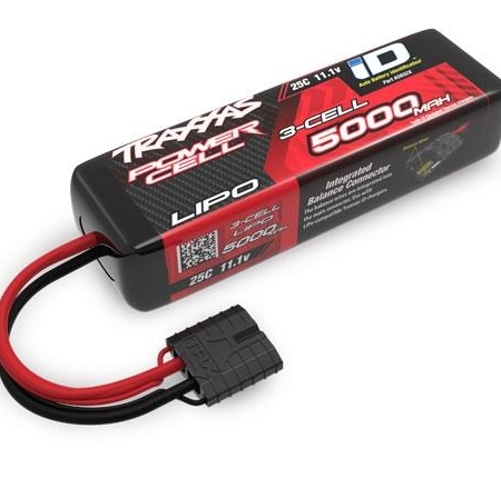 Celda de energía LiPo 5000mAh 11.1V 3S 25C, corta 135mm
